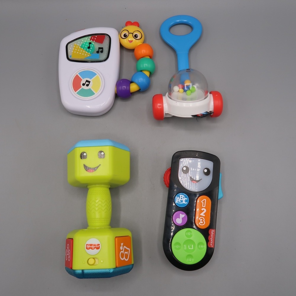 Fisher-Price Laugh 'n Learn Countin' Reps Dumbbell Remote 6-36 months Toy Lot